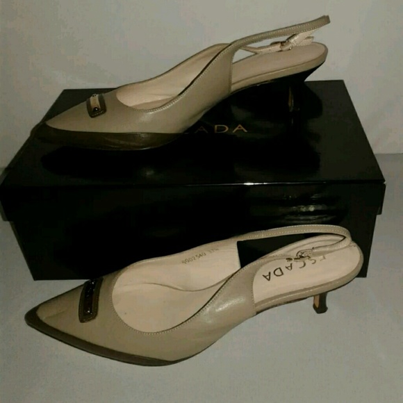 ESCADA Women's Slingback Heel Shoes Size 7.5 - Picture 3 of 8